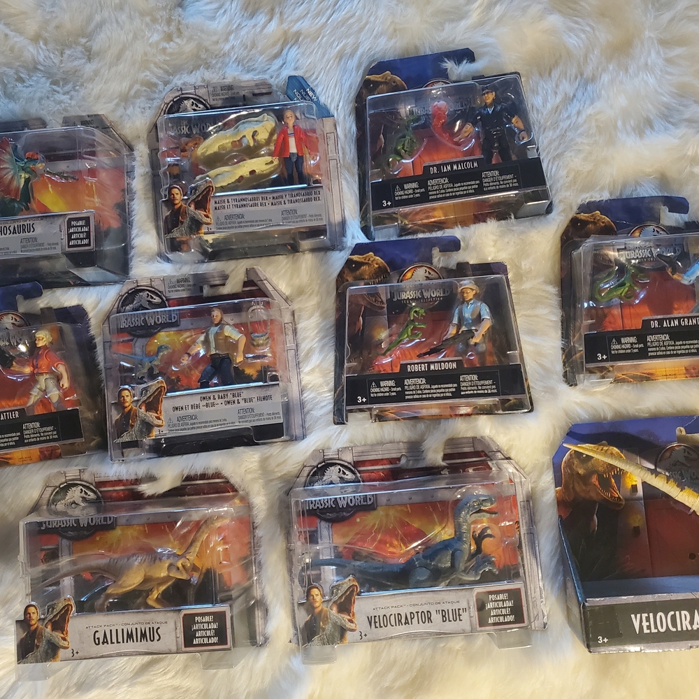 Jurassic World Dinosaur Action Figures Set